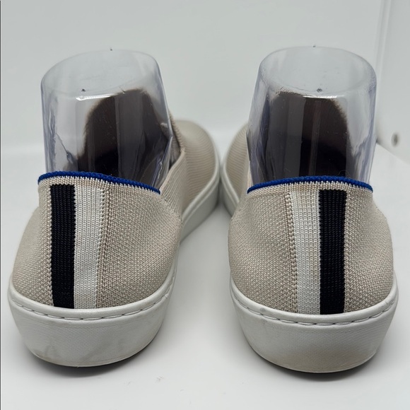 Rothy's The Slip on Beige Sand Knit Fabric Casual Low Top Sneakers Size 8 - Picture 6 of 15